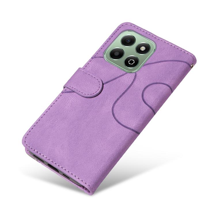 For Honor X6c / X6b / X6a / X5b Dual-color Splicing Flip Leather Phone Case