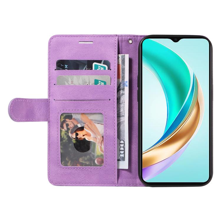 For Honor X6c / X6b / X6a / X5b Dual-color Splicing Flip Leather Phone Case