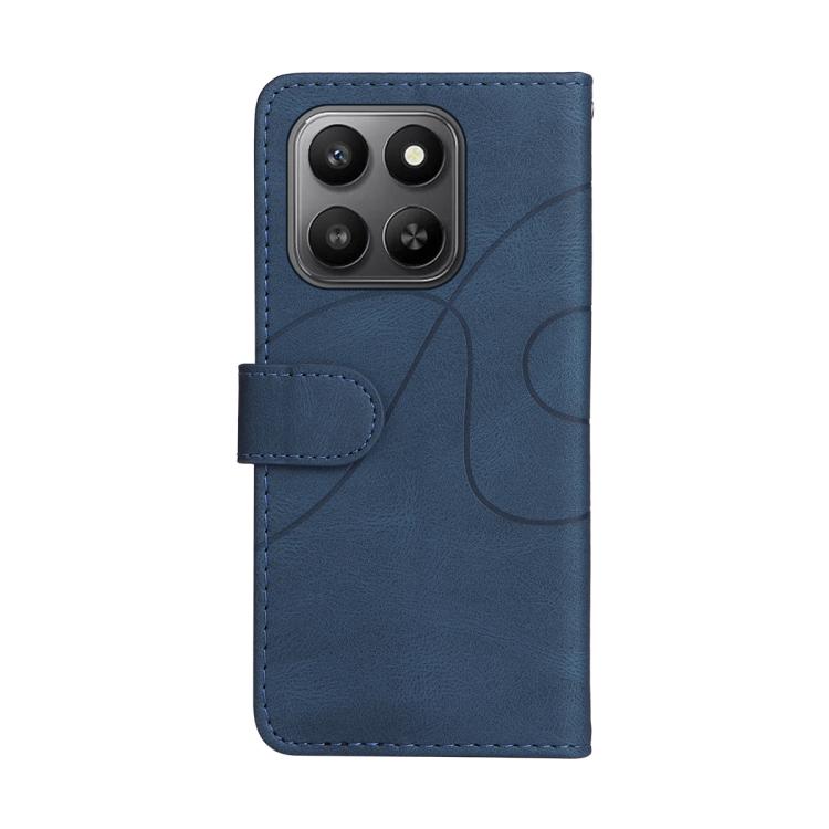 For Honor 400 Smart 5G Dual-color Splicing Flip Leather Phone Case