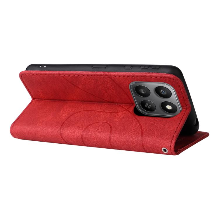 For Honor 400 Smart 5G Dual-color Splicing Flip Leather Phone Case