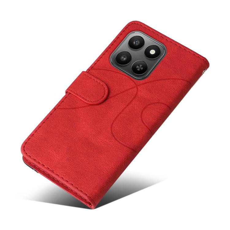 For Honor 400 Smart 5G Dual-color Splicing Flip Leather Phone Case