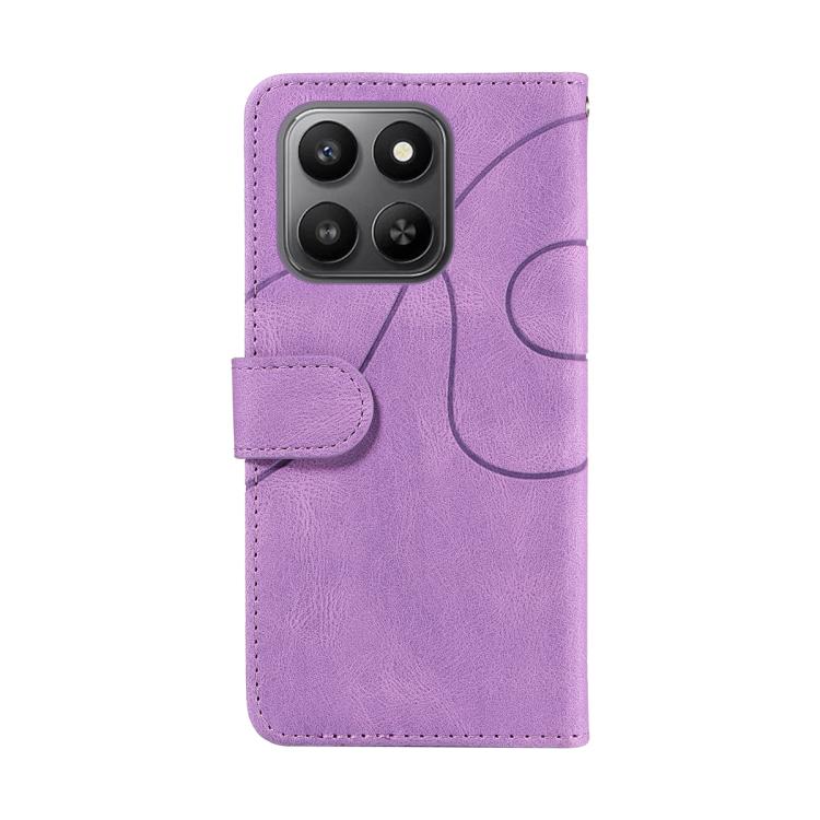 For Honor 400 Smart 5G Dual-color Splicing Flip Leather Phone Case