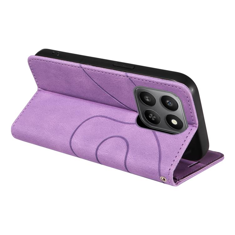 For Honor 400 Smart 5G Dual-color Splicing Flip Leather Phone Case