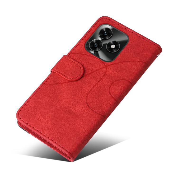 For Honor X5c Plus Dual-color Splicing Flip Leather Phone Case