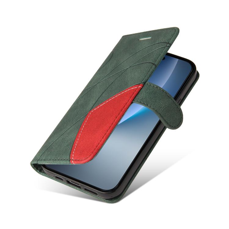 For Honor Magic8 Pro Dual-color Splicing Flip Leather Phone Case