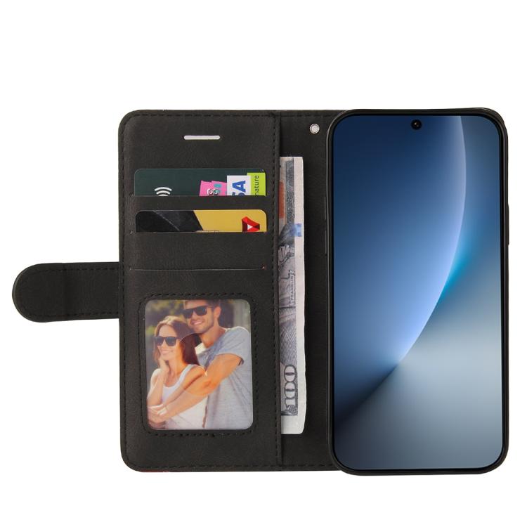 For Honor Magic8 Dual-color Splicing Flip Leather Phone Case