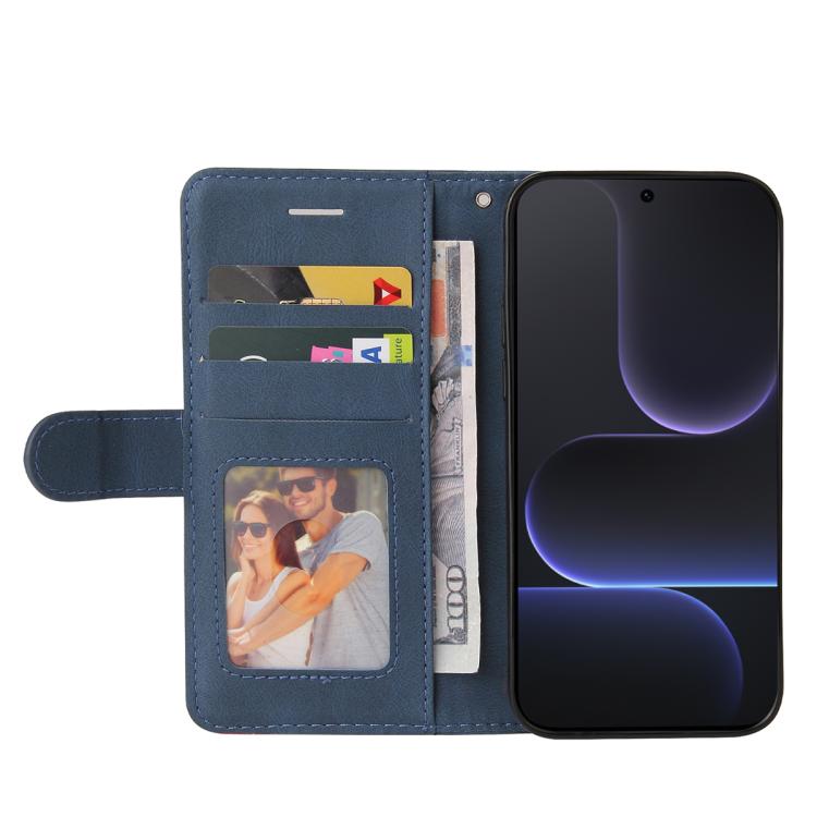 For Honor 500 Global/500 Pro Global 155.8 Dual-color Splicing Flip Leather Phone Case