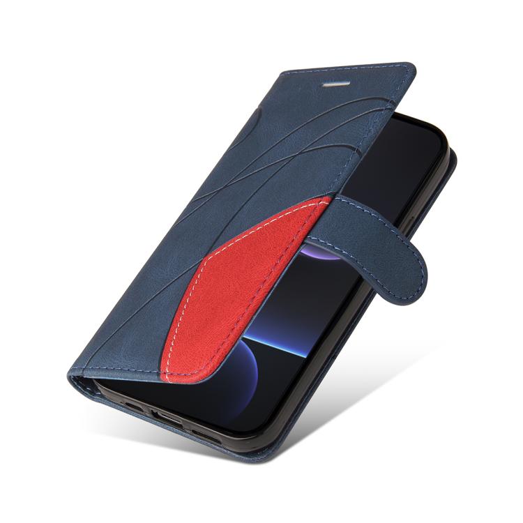 For Honor 500 Global/500 Pro Global 155.8 Dual-color Splicing Flip Leather Phone Case