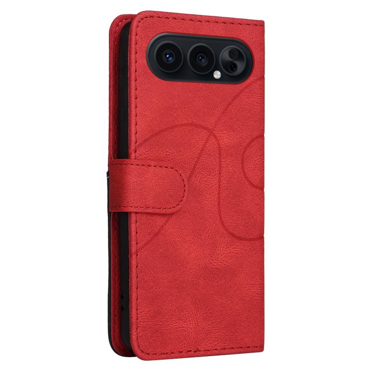 For Honor 500 Global/500 Pro Global 155.8 Dual-color Splicing Flip Leather Phone Case