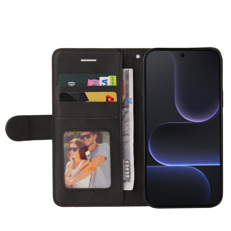 For Honor 500 Global/500 Pro Global 155.8 Dual-color Splicing Flip Leather Phone Case