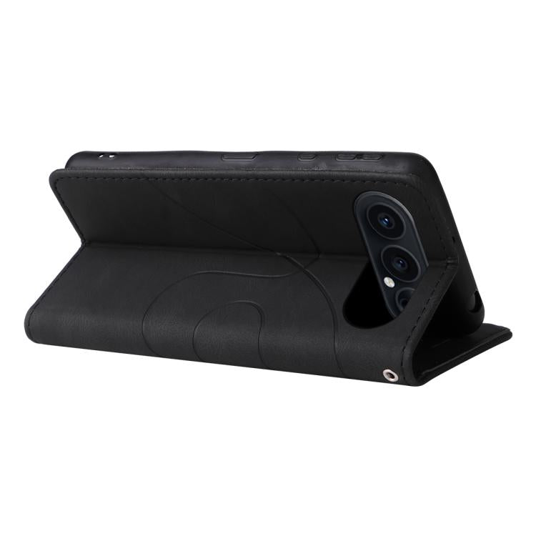 For Honor 500 Global/500 Pro Global 155.8 Dual-color Splicing Flip Leather Phone Case