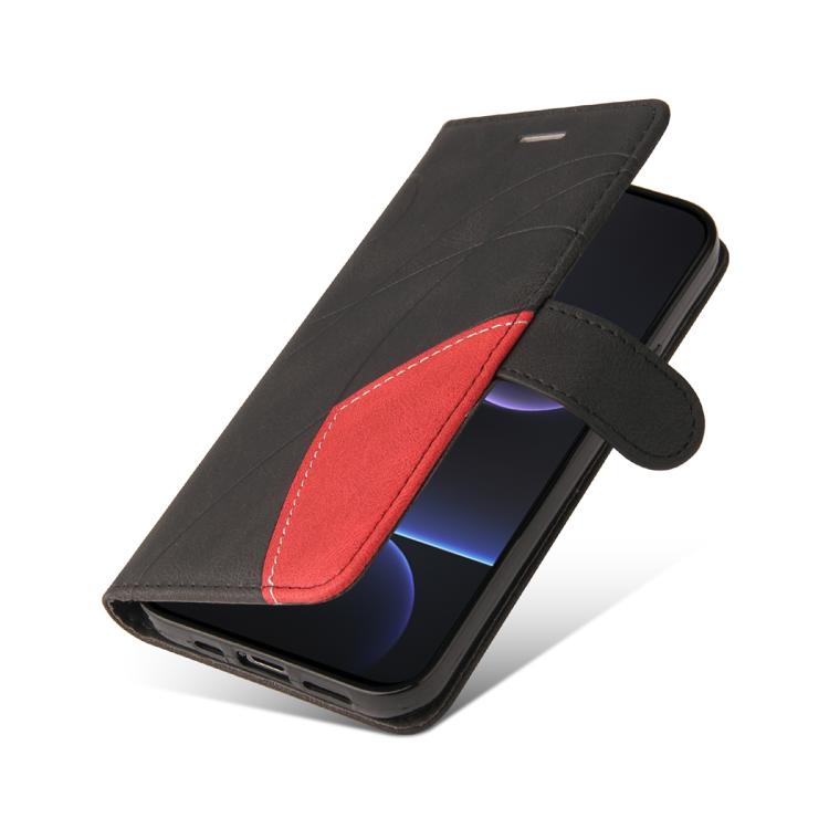 For Honor 500 Global/500 Pro Global 155.8 Dual-color Splicing Flip Leather Phone Case