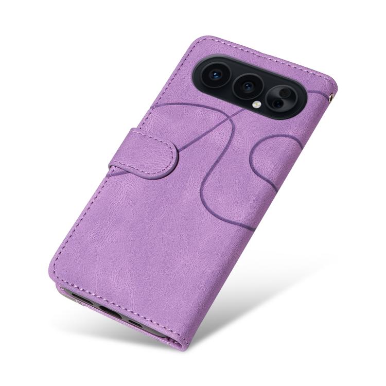 For Honor 500 Global/500 Pro Global 155.8 Dual-color Splicing Flip Leather Phone Case