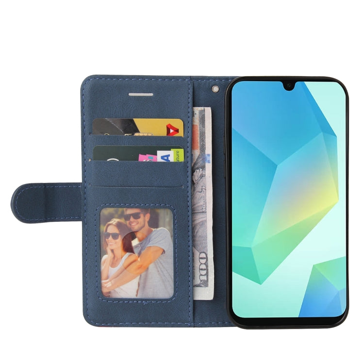 For Samsung Galaxy A26 5G Global Dual-color Splicing Flip Leather Phone Case