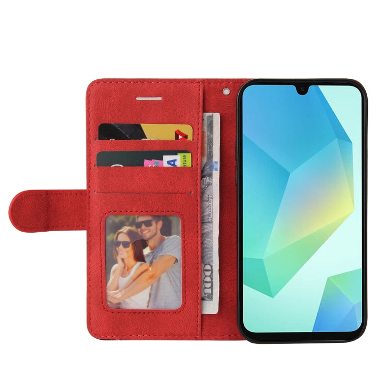 For Samsung Galaxy A26 5G Global Dual-color Splicing Flip Leather Phone Case