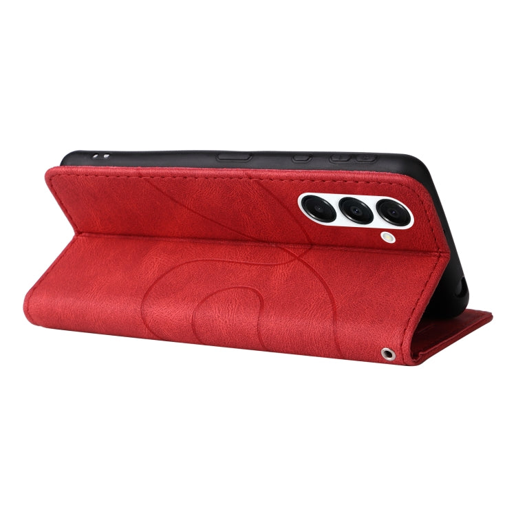 For Samsung Galaxy A26 5G Global Dual-color Splicing Flip Leather Phone Case
