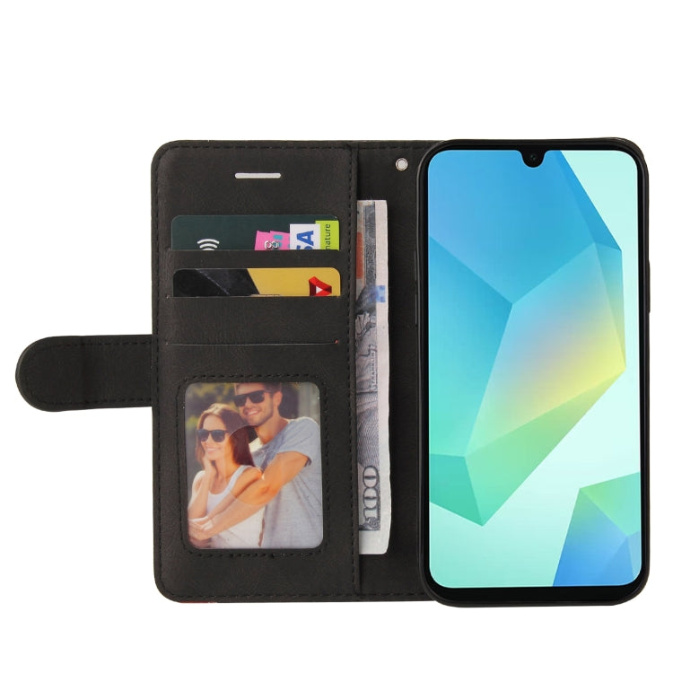 For Samsung Galaxy A26 5G Global Dual-color Splicing Flip Leather Phone Case