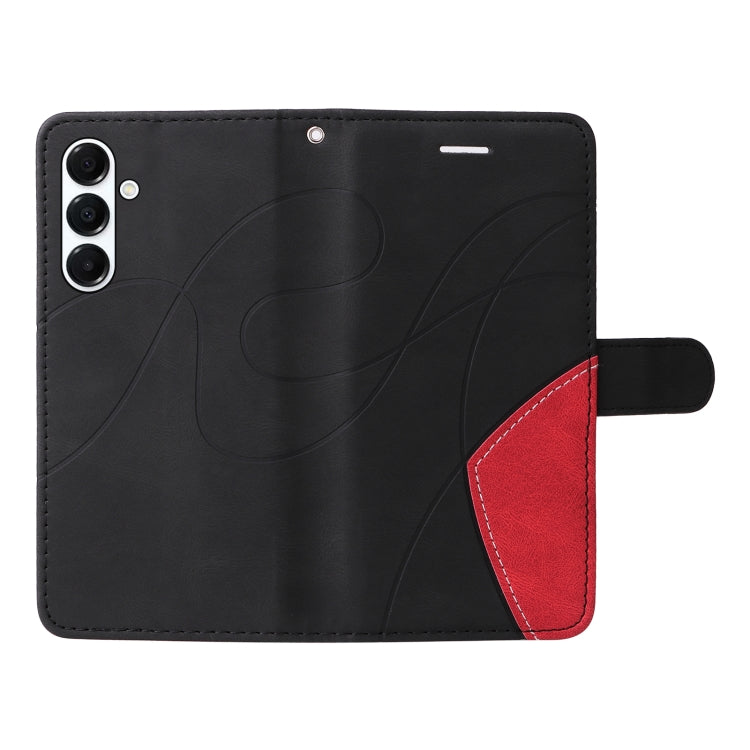 For Samsung Galaxy A26 5G Global Dual-color Splicing Flip Leather Phone Case