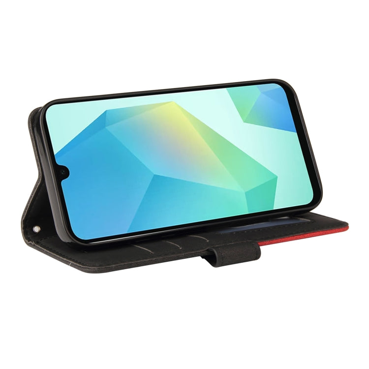 For Samsung Galaxy A26 5G Global Dual-color Splicing Flip Leather Phone Case