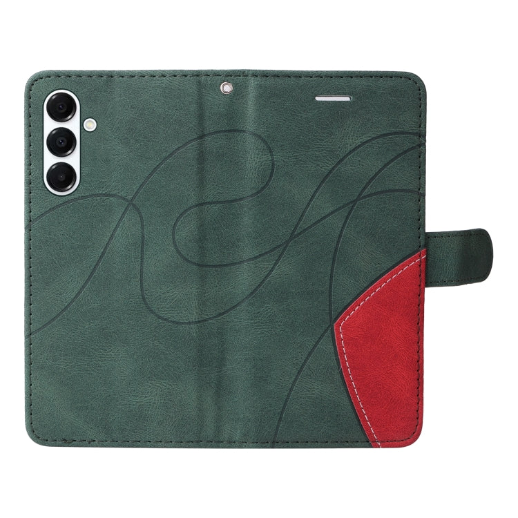For Samsung Galaxy A26 5G Global Dual-color Splicing Flip Leather Phone Case