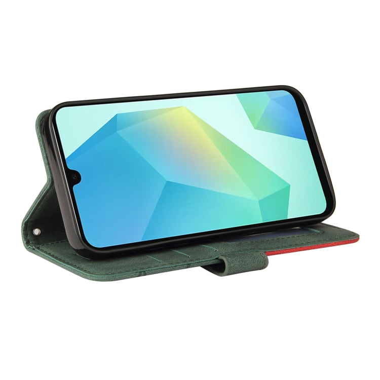 For Samsung Galaxy A26 5G Global Dual-color Splicing Flip Leather Phone Case