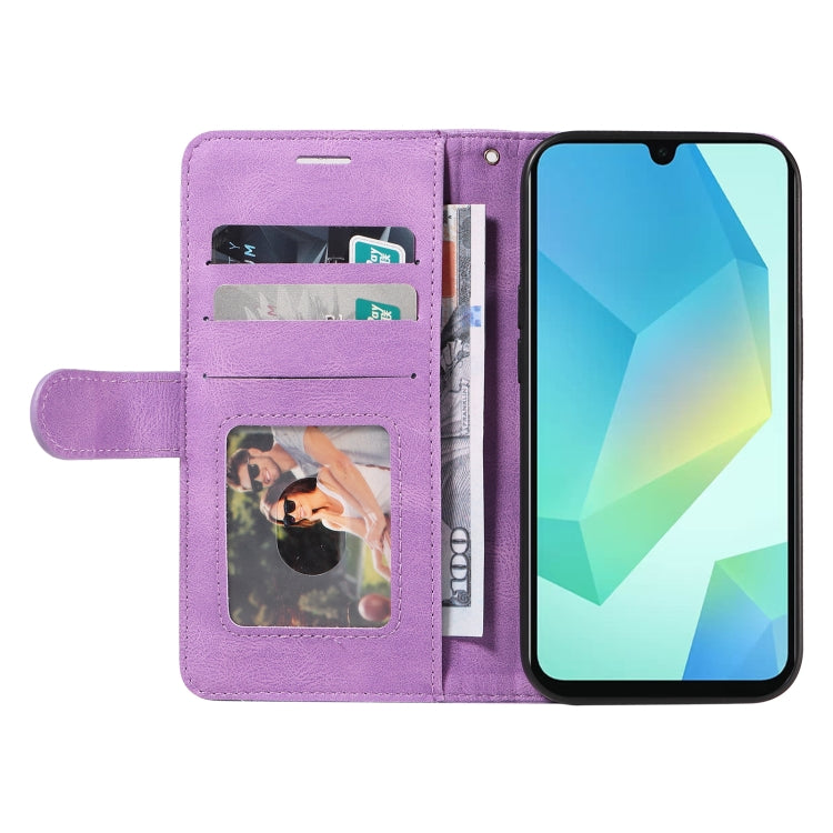 For Samsung Galaxy A26 5G Global Dual-color Splicing Flip Leather Phone Case