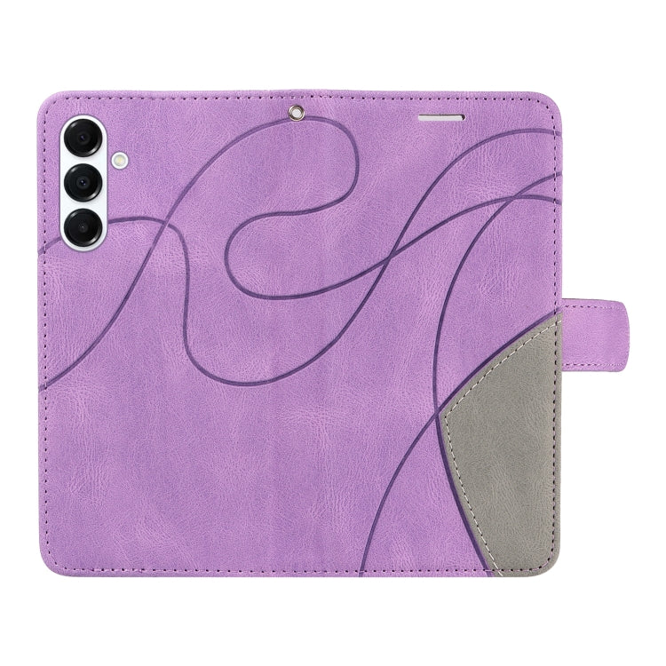 For Samsung Galaxy A26 5G Global Dual-color Splicing Flip Leather Phone Case