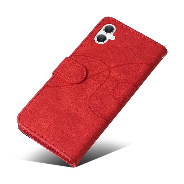 For Samsung Galaxy A06 4G / 5G Dual-color Splicing Flip Leather Phone Case
