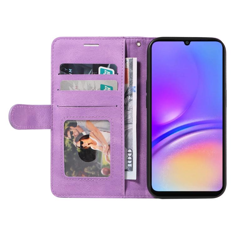 For Samsung Galaxy A06 4G / 5G Dual-color Splicing Flip Leather Phone Case