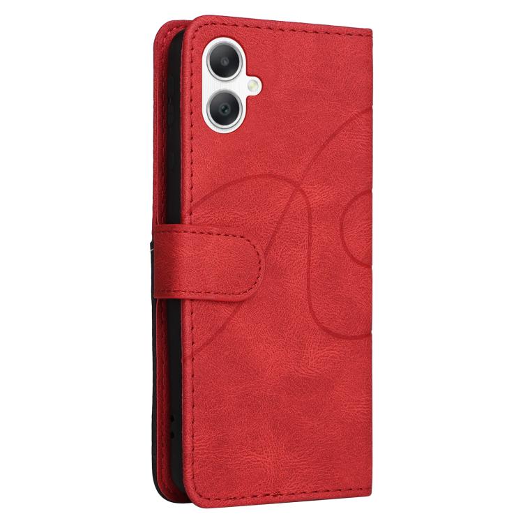 For Samsung Galaxy A07 5G Dual-color Splicing Flip Leather Phone Case