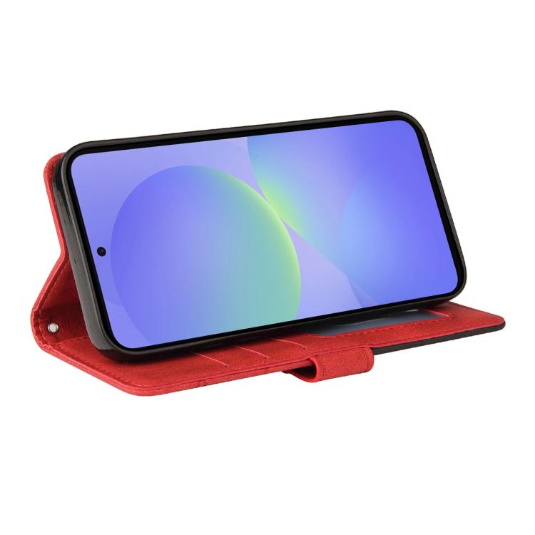 For Samsung Galaxy A37 5G Dual-color Splicing Flip Leather Phone Case