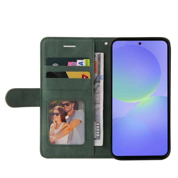 For Samsung Galaxy A37 5G Dual-color Splicing Flip Leather Phone Case