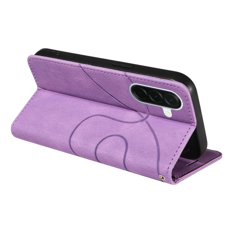 For Samsung Galaxy A37 5G Dual-color Splicing Flip Leather Phone Case