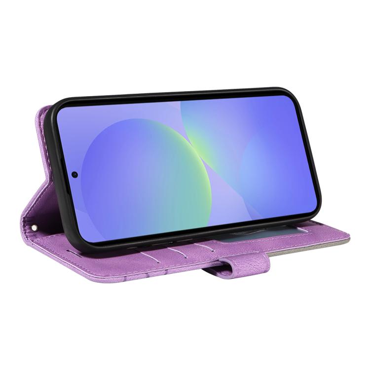 For Samsung Galaxy A37 5G Dual-color Splicing Flip Leather Phone Case