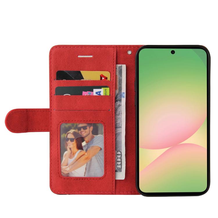 For Samsung Galaxy A57 5G Dual-color Splicing Flip Leather Phone Case