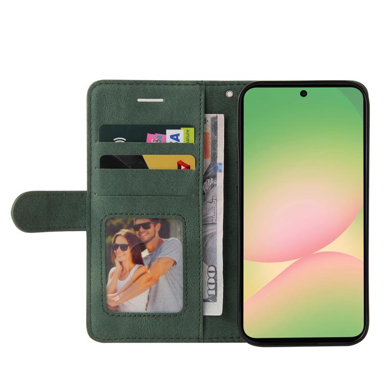 For Samsung Galaxy A57 5G Dual-color Splicing Flip Leather Phone Case