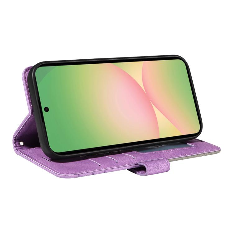For Samsung Galaxy A57 5G Dual-color Splicing Flip Leather Phone Case