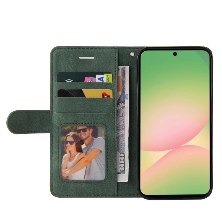 For Galaxy A27 5G Dual-color Splicing Flip Leather Phone Case