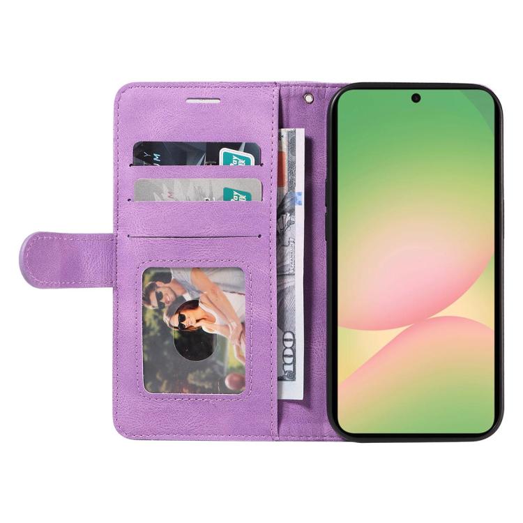 For Galaxy A27 5G Dual-color Splicing Flip Leather Phone Case