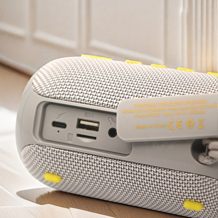 T&G TG419 Outdoor Portable Waterproof Handheld TWS Wireless Bluetooth Speaker