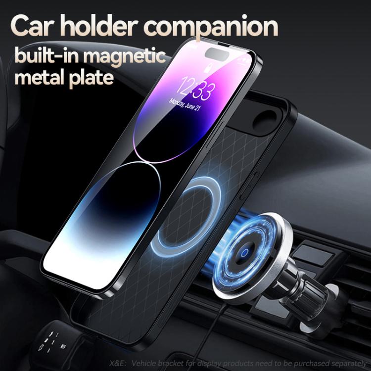 For iPhone Air Litchi Leather Magnetic Full Coverage Shockproof Phone Case