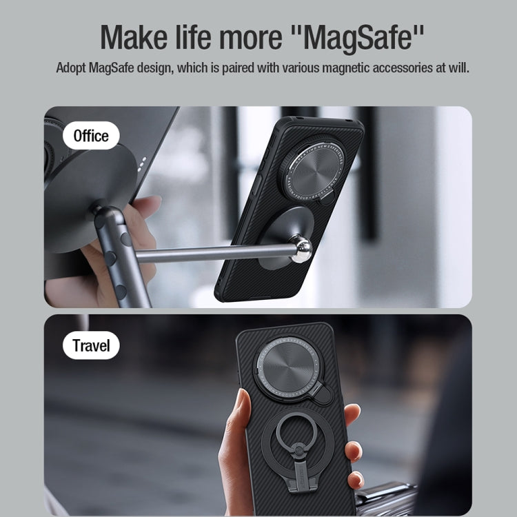 For Huawei Mate 70 Pro / 70 Pro+ NILLKIN CamShield Prop MagSafe Magnetic PC Phone Case - Black