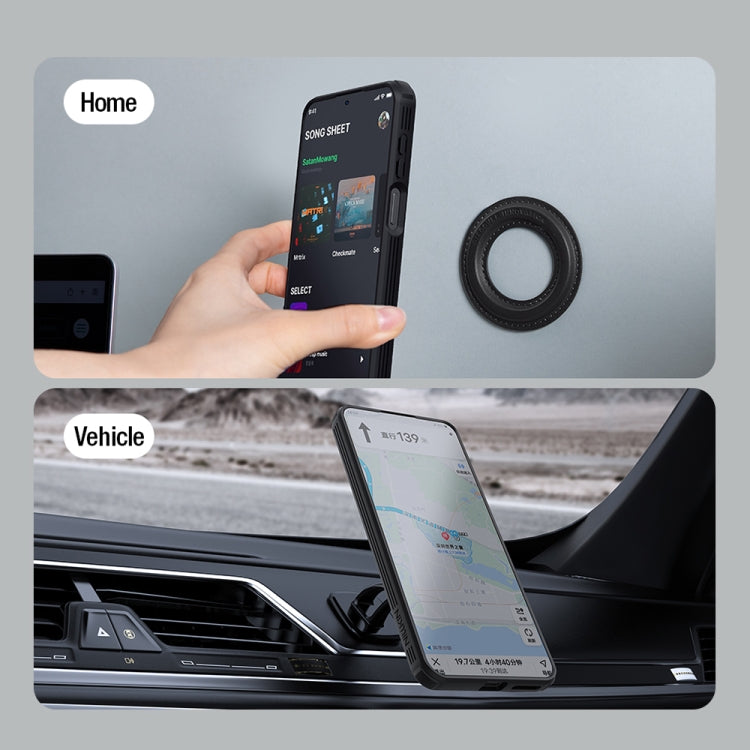 For Huawei Mate 70 NILLKIN CamShield Prop MagSafe Magnetic PC Phone Case - Black