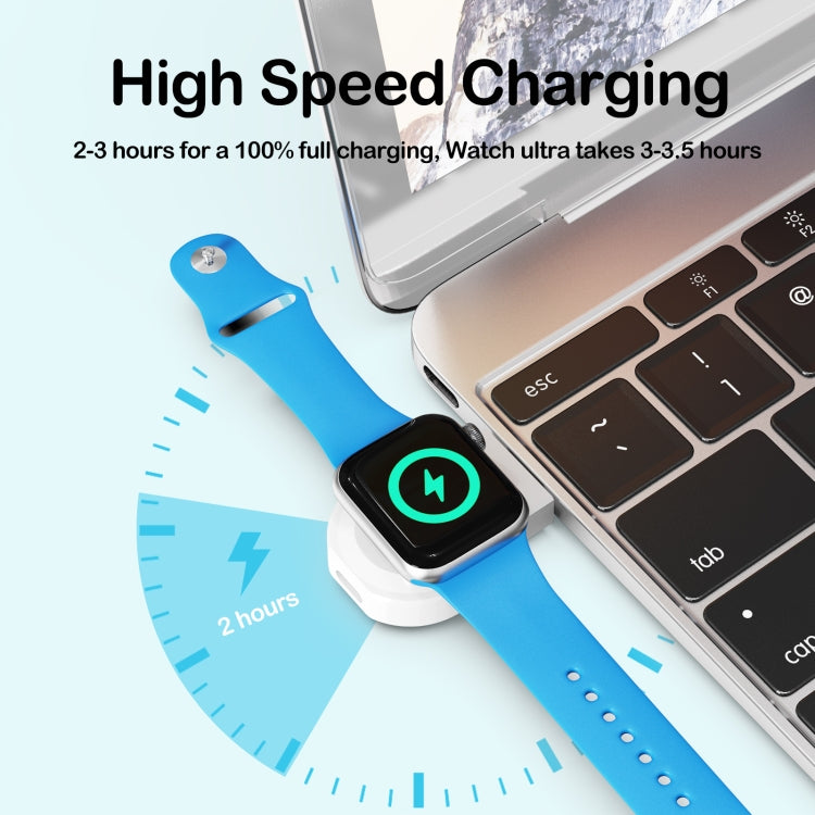 For Apple Watch Series A13 Portable Wireless Charger - White