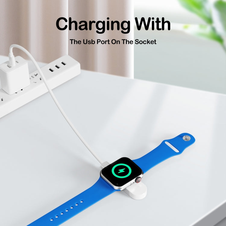 For Apple Watch Series A13 Portable Wireless Charger - White