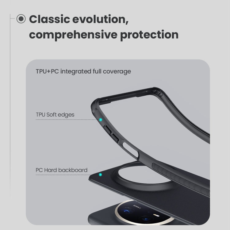 For Huawei Mate 70 Pro / 70 Pro+ NILLKIN Frosted Shield Pro Magnetic Magsafe Phone Case - Black