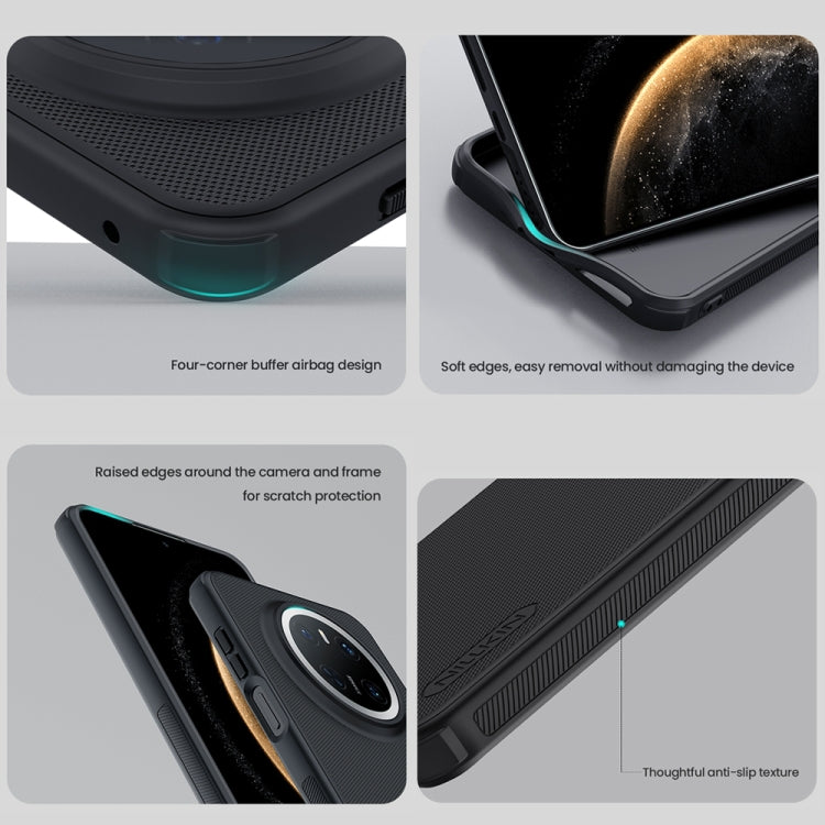 For Huawei Mate 70 Pro / 70 Pro+ NILLKIN Frosted Shield Pro Magnetic Magsafe Phone Case - Black