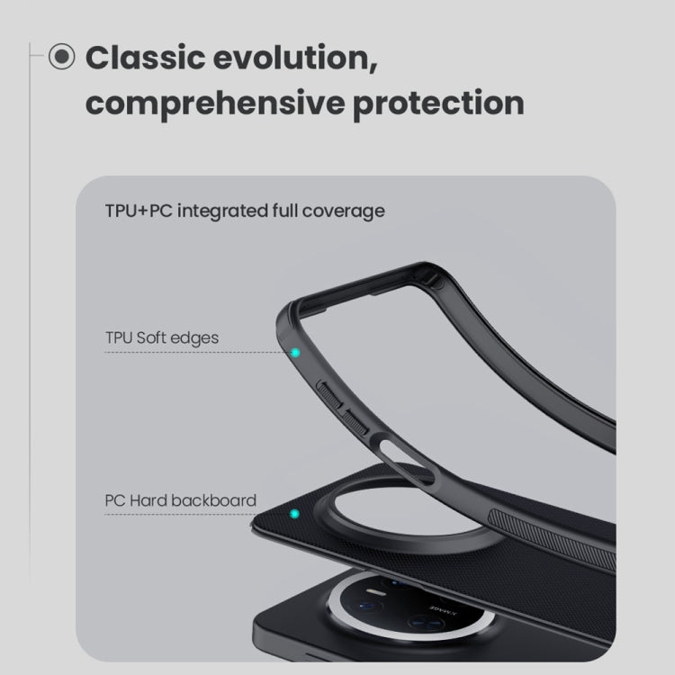 For Huawei Mate 70 NILLKIN Frosted Shield Pro Magnetic Magsafe Phone Case - Black