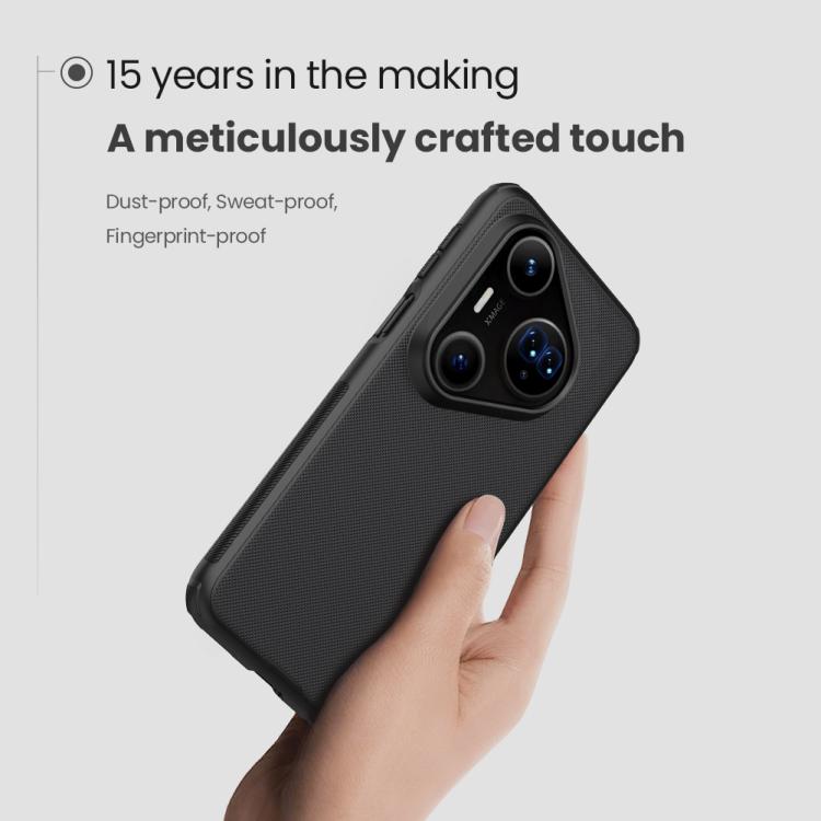 For Huawei Pura 80 Pro 5G / 80 Pro+ 5G NILLKIN Frosted Shield Pro Magnetic Magsafe Phone Case - Black