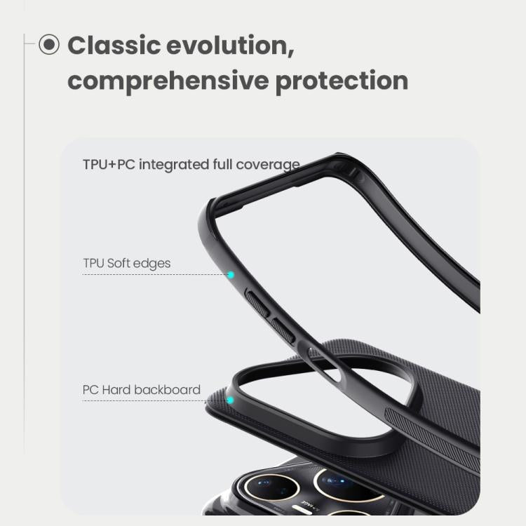 For Huawei Pura 80 Ultra 5G NILLKIN Frosted Shield Pro Magnetic Magsafe Phone Case - Black